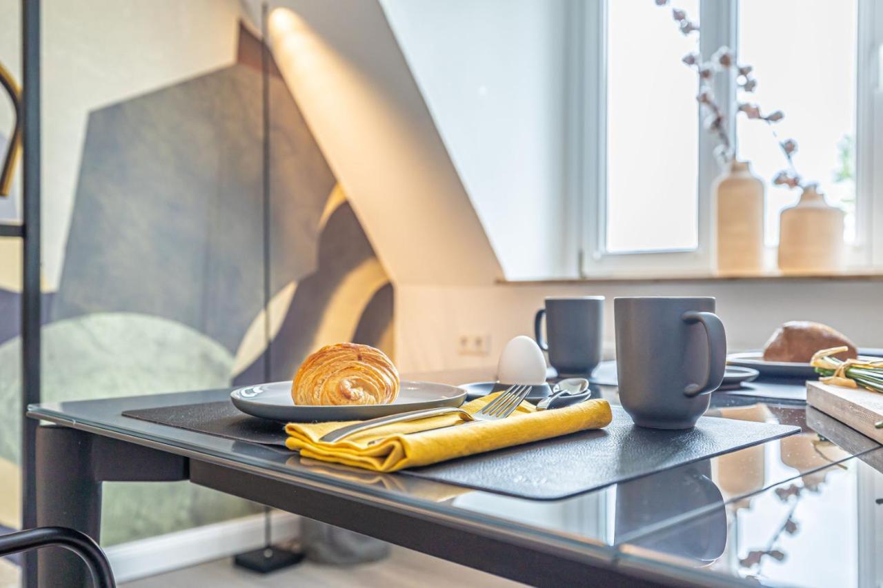 Fewo1846 - Moewensicht - Luxurioese Maisonettewohnung Mit 2 Schlafzimmern Und Hafenblick Flensburgo Esterno foto