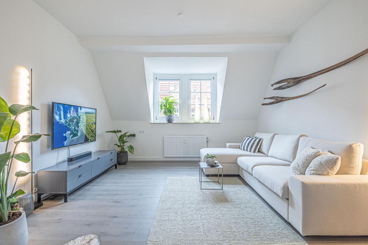 Fewo1846 - Moewensicht - Luxurioese Maisonettewohnung Mit 2 Schlafzimmern Und Hafenblick Flensburgo Esterno foto